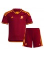 AS Roma Andrea Belotti #11 Domácí dres pro děti 2023-24 Krátký Rukáv (+ trenýrky)